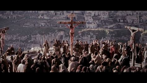 passion of the christ cross scene